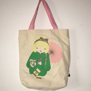 Harajuku Lovers canvas tote bag